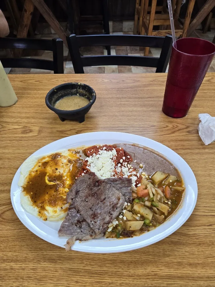 Frijol Especial Bistec Y Quedo